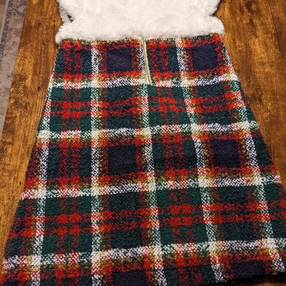 Girls's plaid chic dress - Picture 3 of 4